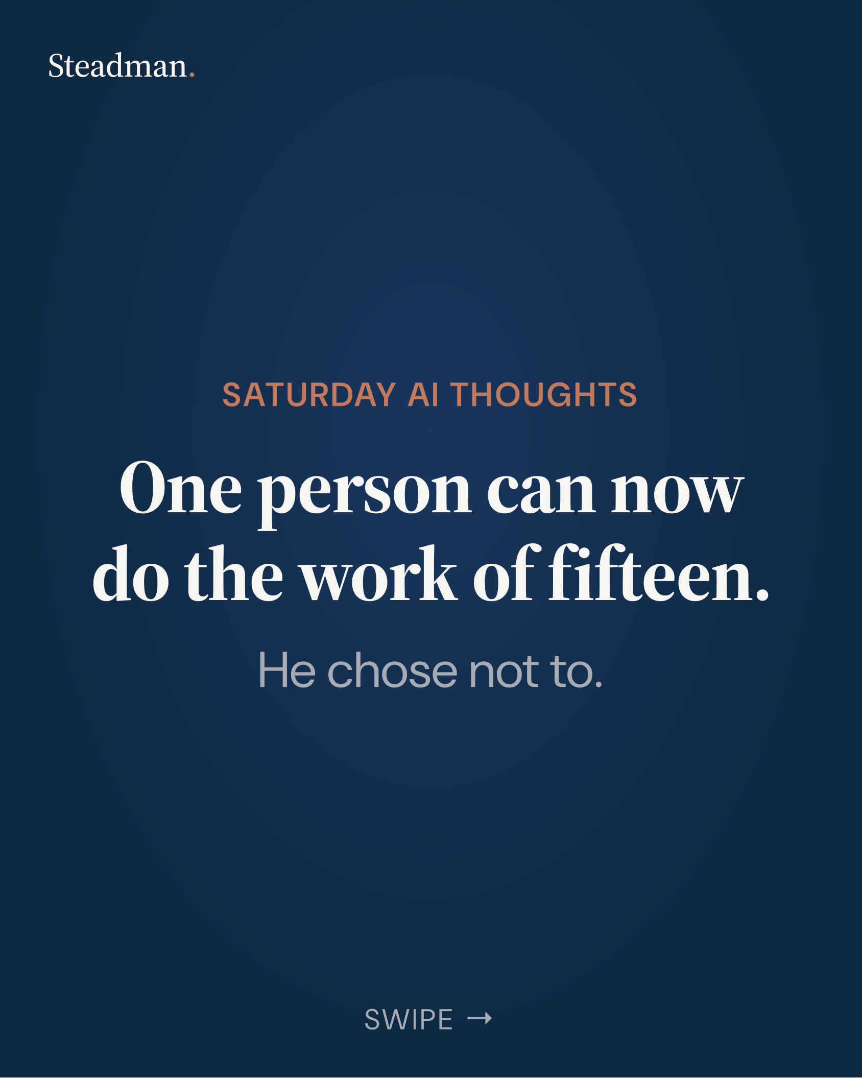 LinkedIn carousel: What Is Your Organisation Actually For?