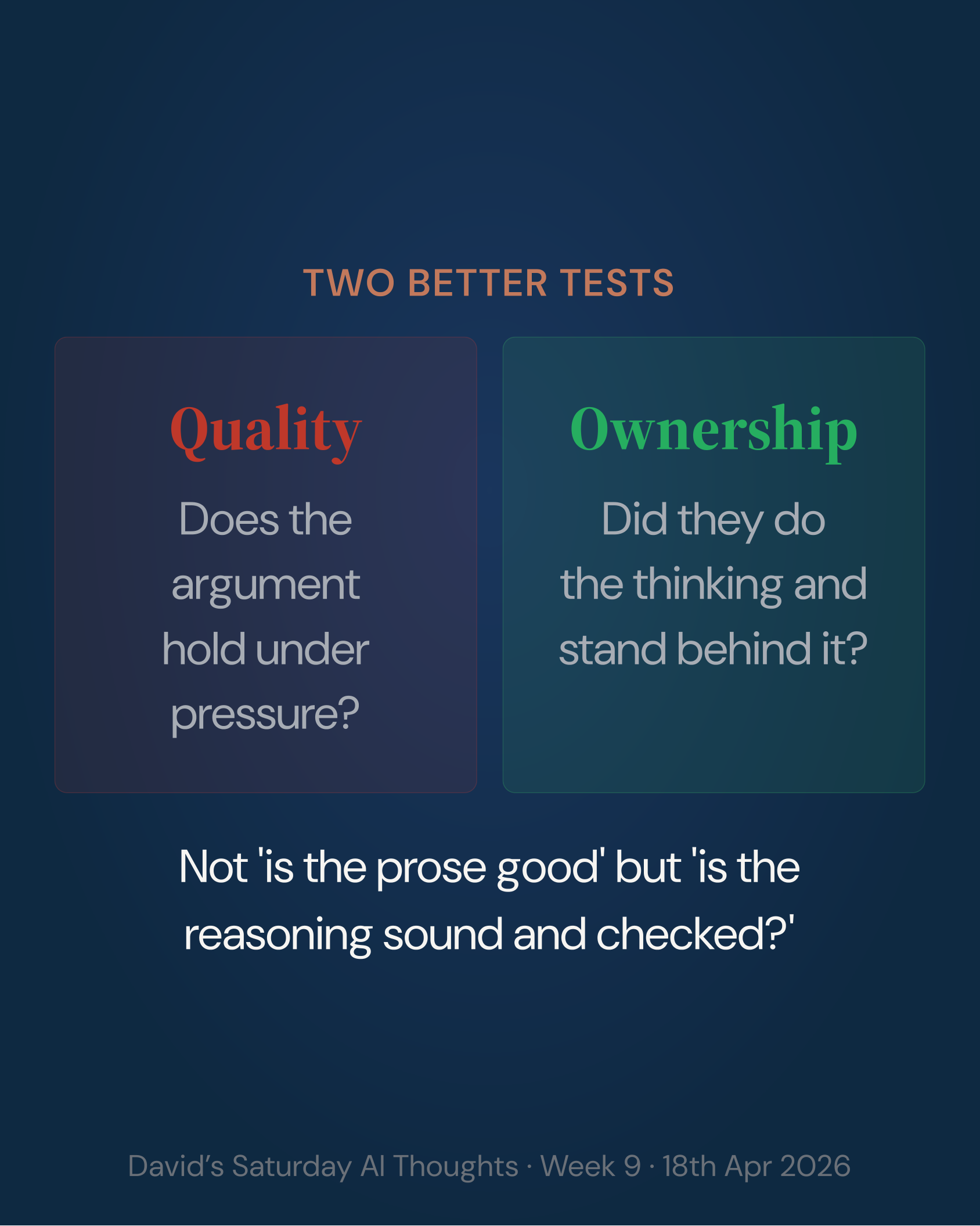 Slide 6: Two tests