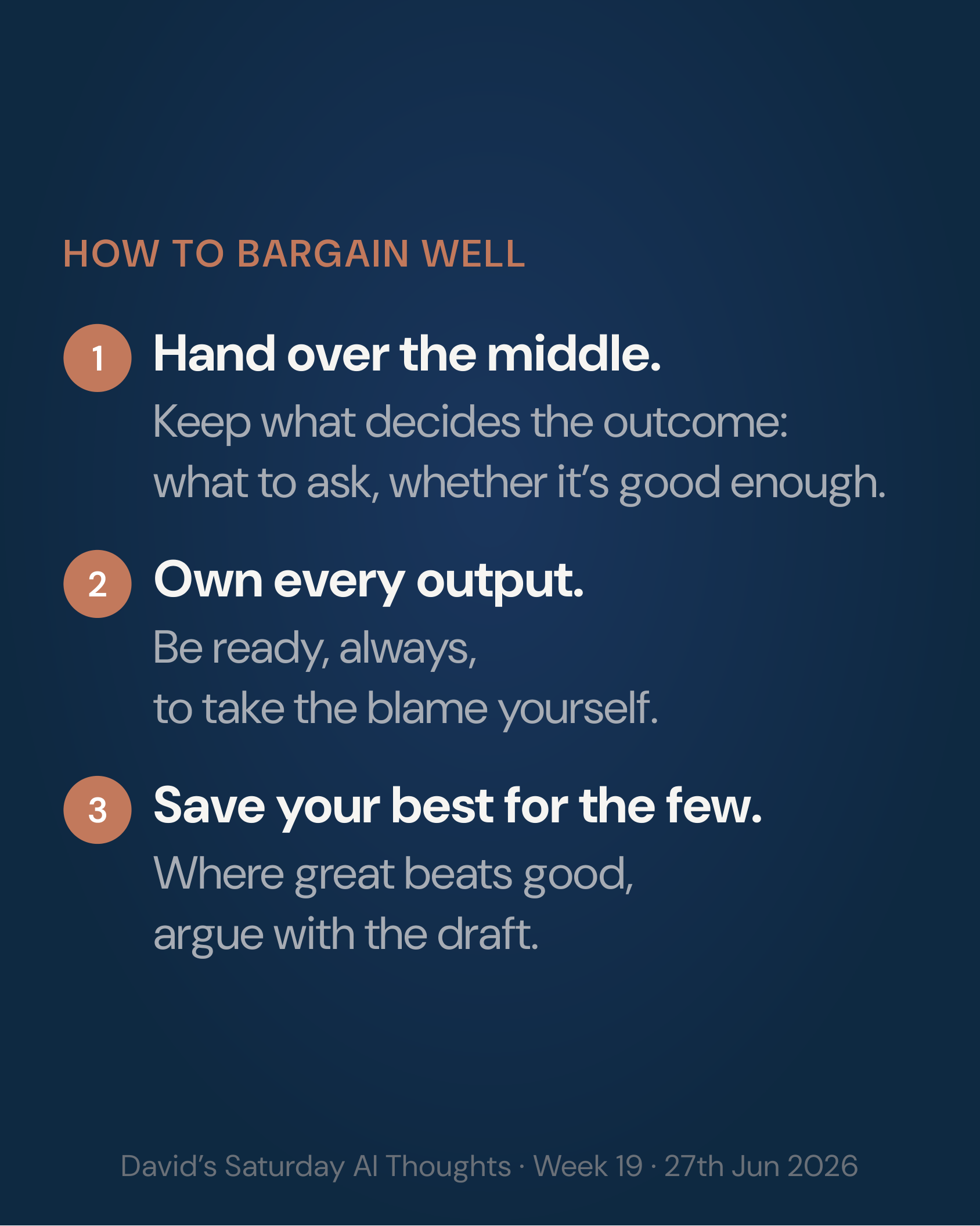 Slide 6: List. How to bargain well